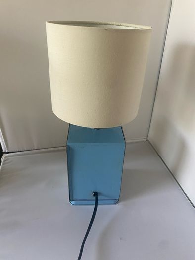 US Reg Plate table lamp