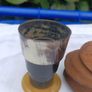 Collapsible Campaign Horn Tot Cup with Original Leather Case. Image 2