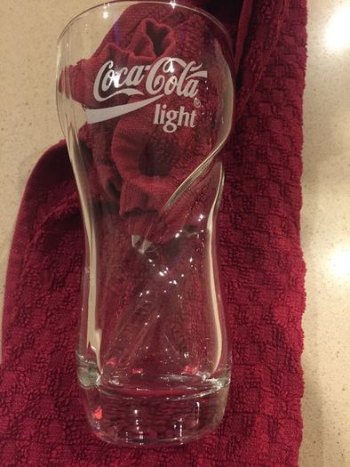 Coca Cola Twist Light Set tray + 3 glasses