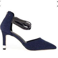 Kate Applby Saphire sparkle heels