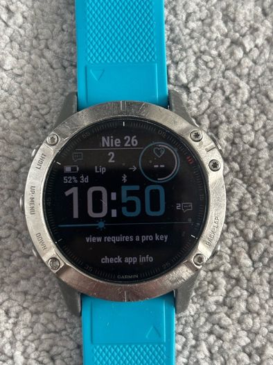 Garmin Fenix 6 Titanium Sapphire with extras