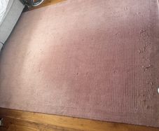 pink wool rug