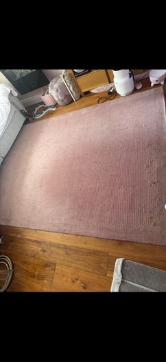 pink wool rug