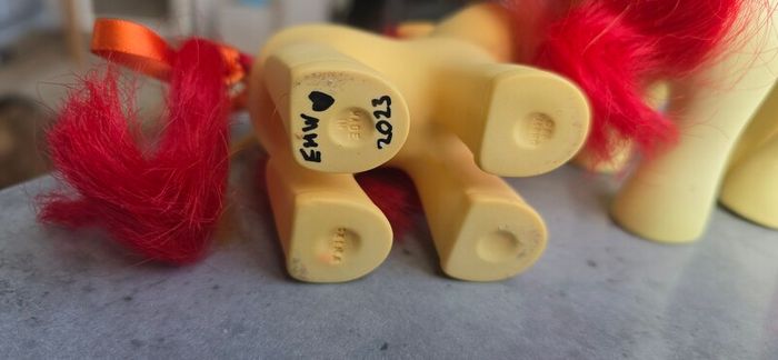 Mammy and Son Custom Sunburst Mountain Boy Ponies using MLP G1 Base My Little Pony