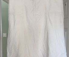 Awear cream cord skirt knee length