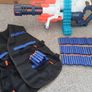 Nerf Gun extra large with bullets and gun vest to hold bullets. Image 2