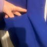 New Royal blue blazer size L with large pockets stretchy Image 2