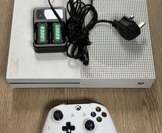 Xbox one S console with controller and accessories