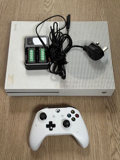 Xbox one S console with controller and accessories