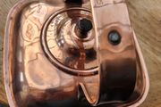 Antique brass kettle
