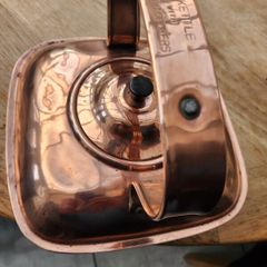 Antique brass kettle