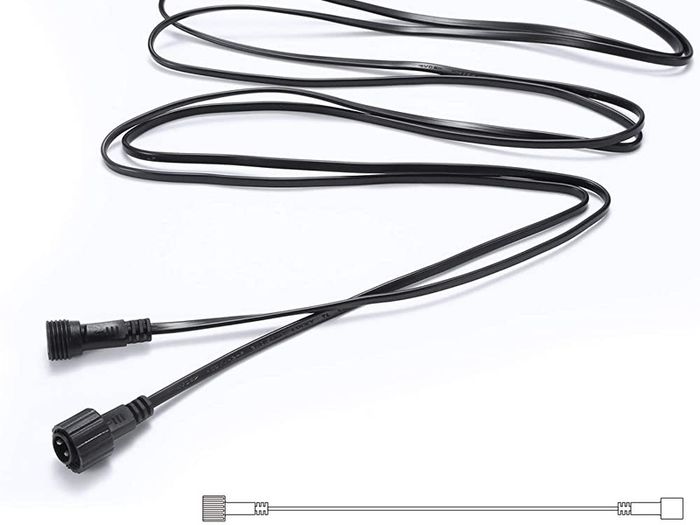 9.8Ft Waterproof Extension Lead G40/S14 Outdoor String Lights, IP65 Water Resistance UK Plug Extension Cable for Outdoor String Light (FREE SHIPPING)