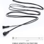 9.8Ft Waterproof Extension Lead G40/S14 Outdoor String Lights, IP65 Water Resistance UK Plug Extension Cable for Outdoor String Light (FREE SHIPPING) Image 5