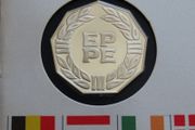 Sterling Silver 1979 European parliament commemorative issue coin medal stamps cover