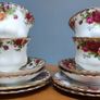 Royal Albert "Old Country Roses" tea trio Image 2