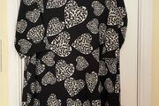 Black Print Tunic Size 16