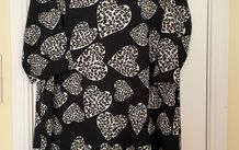 Black Print Tunic Size 16