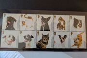 cats &amp; dogs commemorative stamps