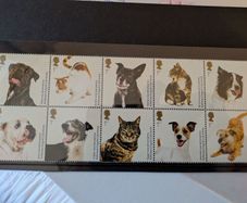 cats & dogs commemorative stamps