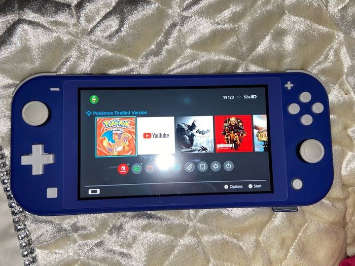 Nintendo Switch Lite and SanDisk 64GB card