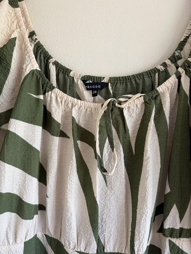 Khaki Print Dress (Brand New Without Tags)