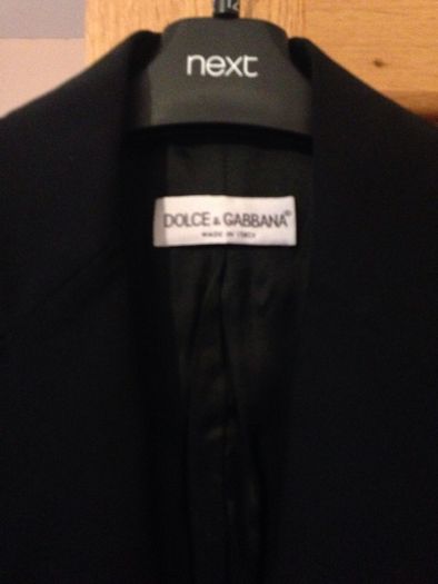 Dolce & Gabbana black trouser suit