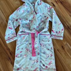 Monsoon unicorn dressing gown age 9-10 excellent condition!