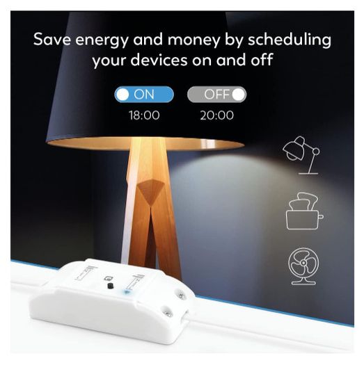 Garza Smarthome 2-pack integrated Wi-Fi smart controller, programmable, remote control and controllable via voice and app