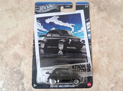Hot Wheels Silver Series 60s Fiat 500 D Modificado National Icons HRT81 JBY88