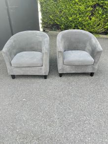 Two Large Armchairs