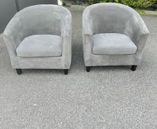 Two Large Armchairs