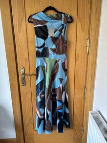 River Island Twist Shoulder Midi Dress UK 12