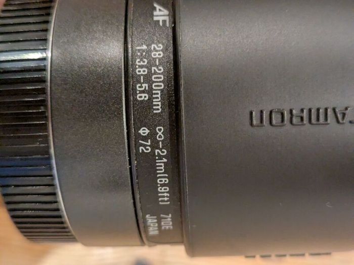 Tamron lens 28 - 200mm for Canon Full Frame aspherical