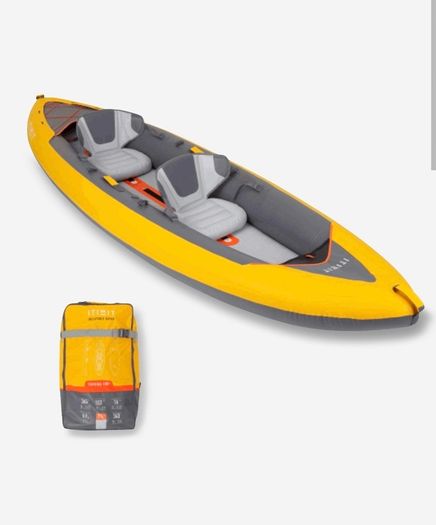 Itiwit 2 inflatable kayak + accessories (new and unused)