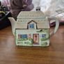 Vintage Cottage House Teapot Image 2
