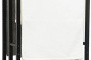 Free Standing Towel Rail, Towel Stand with 2 Storage Shelves, 3 Tier Towel Rack Free Standing, Freestanding Towel Rail for Bathroom &amp; Bedroom, Black