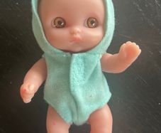 JC Toys Lil' Cutesies 13 cm Dino onesie doll EUC