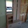 Brand New Mirror Unit With Shoes Cabinet, Shelf And Clothes Hangers Image 2