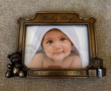 Genesis Fine Arts Cold Cast Bronze Photo Frame