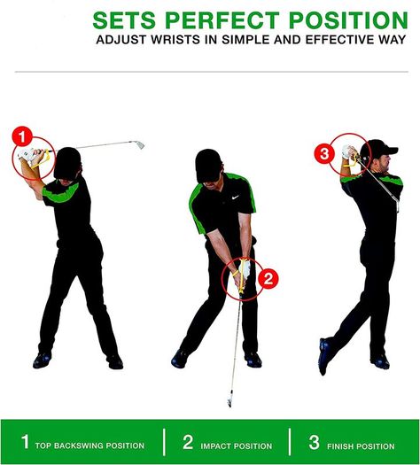 Golf Swing Training Aid | Golf Doctor Wrist Hinge Trainer - Develop A More Consistent Swing Plane - Take Your Golf Game to The Next Level