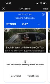 Zach Bryan concert Cork