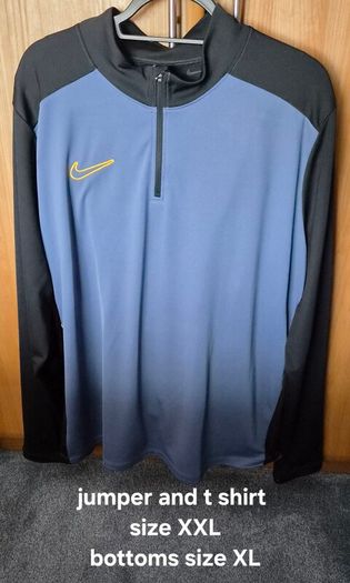 Selection of mens tracksuits, short sets, jackets