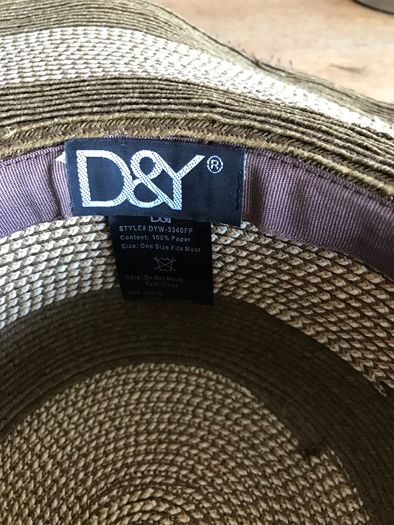Brown /Beige Stripe Design Hat