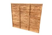 SALE Shiplap Pressure Treated Fence Panel Brown