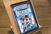 C64 - Daley Thompsons Decathlon - Commodore 64 Small Case Tape Game - complete in box