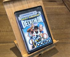 C64 - Daley Thompsons Decathlon - Commodore 64 Small Case Tape Game - complete in box