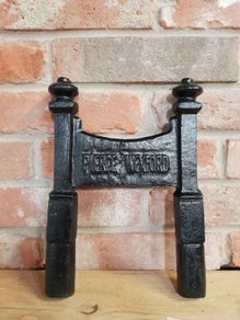 Boot Scraper  H Shaped Cast Iron H47