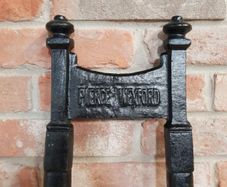 Boot Scraper  H Shaped Cast Iron H47