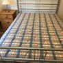 New Metal Bed and new mattress Image 2