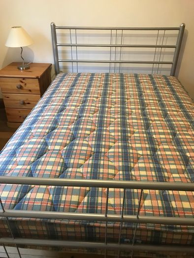 New Metal Bed and new mattress